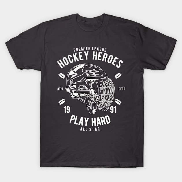 Hockey Heroes - Premier League Design T-Shirt by Jarecrow 
